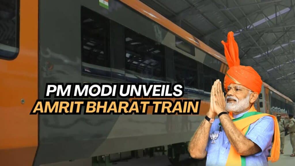 PM Modi Unveils New Amrit Bharat Train