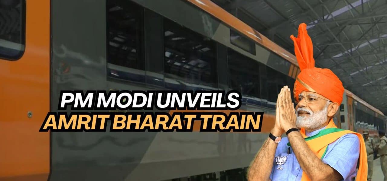 PM Modi Unveils New Amrit Bharat Train