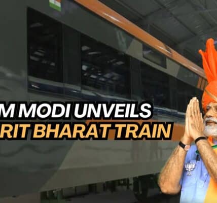 PM Modi Unveils New Amrit Bharat Train