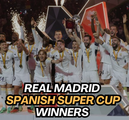 Real Madrid Spanish Super Cup Winners