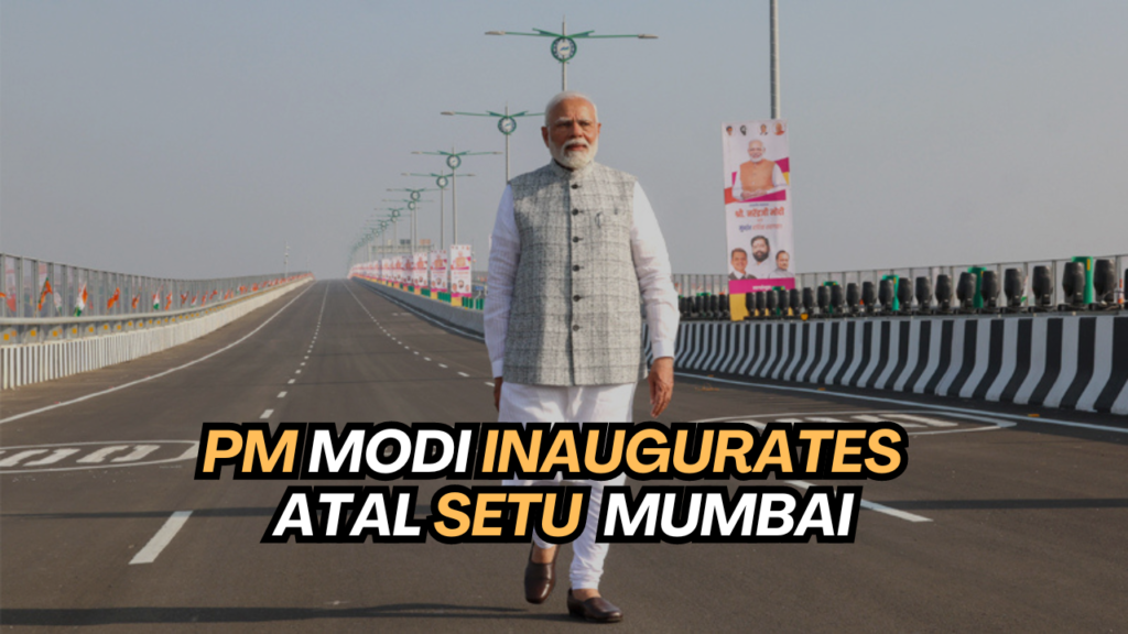 PM Modi At Atal Setu Mumbai