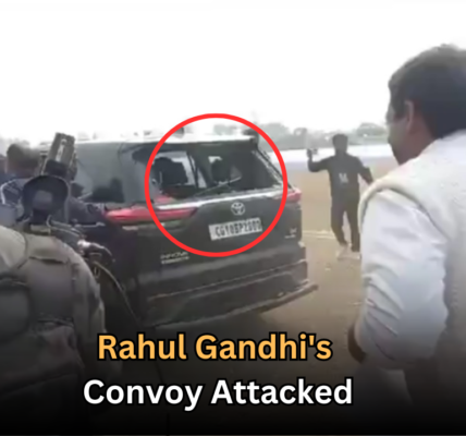 Rahul Gandhi's Convoy Attacked