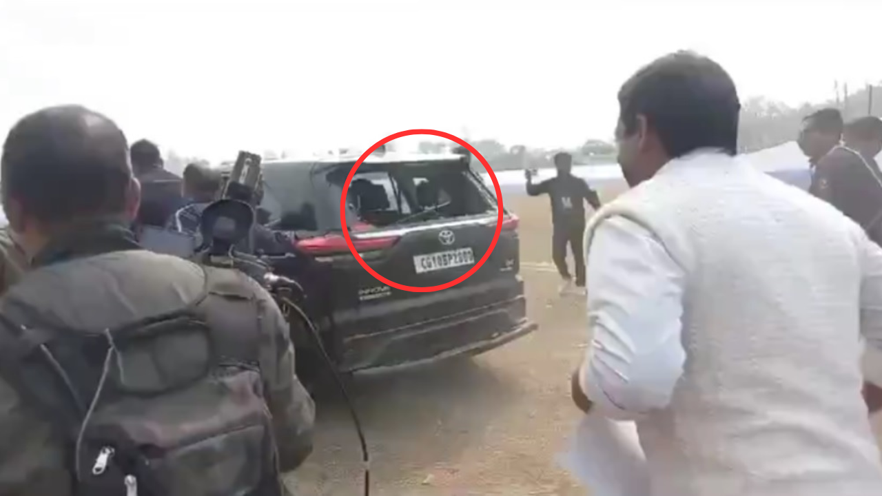 Rahul Gandhi's Convoy Attacked