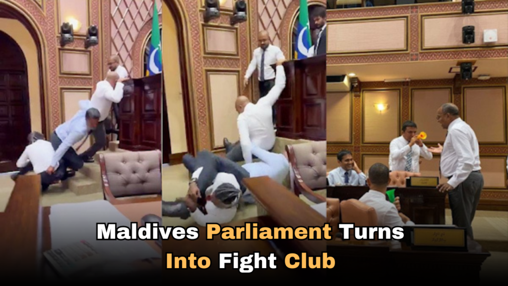 Maldives Parliament Turns Into Fight Club