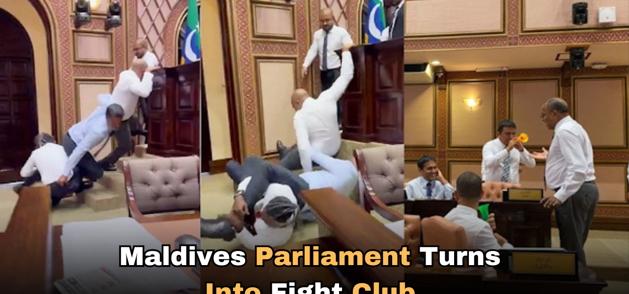 Maldives Parliament Turns Into Fight Club