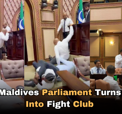 Maldives Parliament Turns Into Fight Club