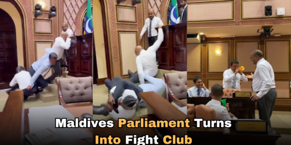 Maldives Parliament Turns Into Fight Club