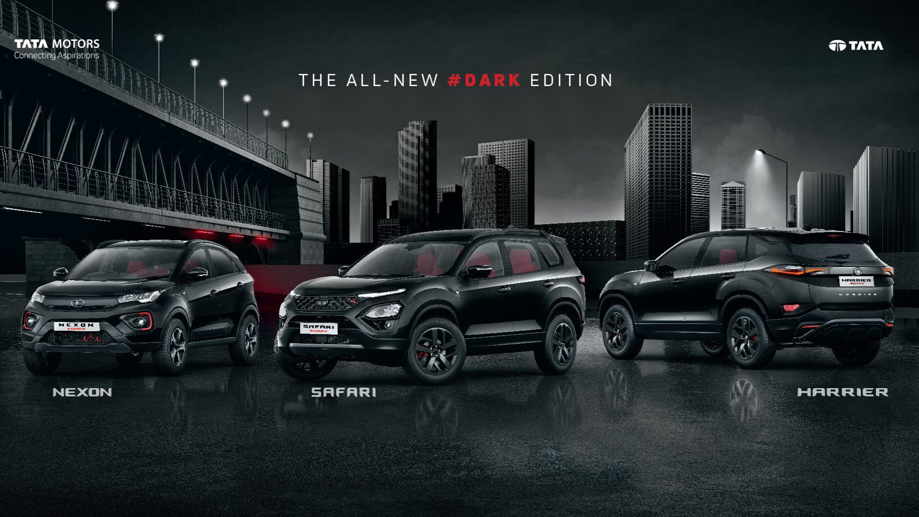 Tata Motors Dark Edition SUV Lineup